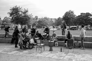 Musicians at Mauerpark